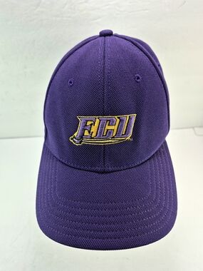 NWOT East Carolina University ECU Pirates Under Armour Purple Hat Cap Size L